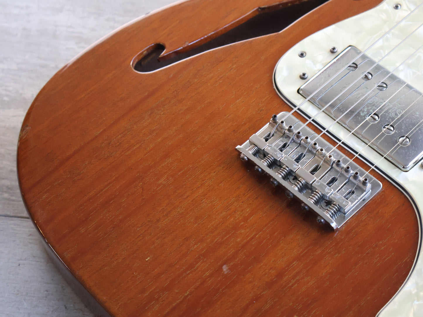 1974 Morris Japan MTC Thinline Telecaster (Brown)