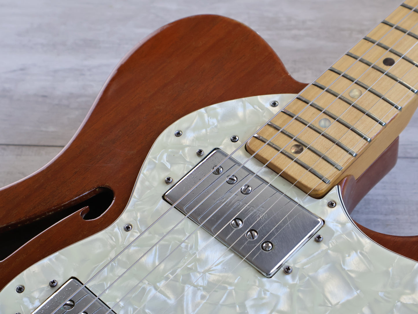 1974 Morris Japan MTC Thinline Telecaster (Brown)