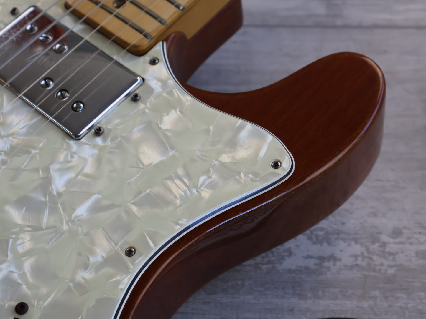 1974 Morris Japan MTC Thinline Telecaster (Brown)