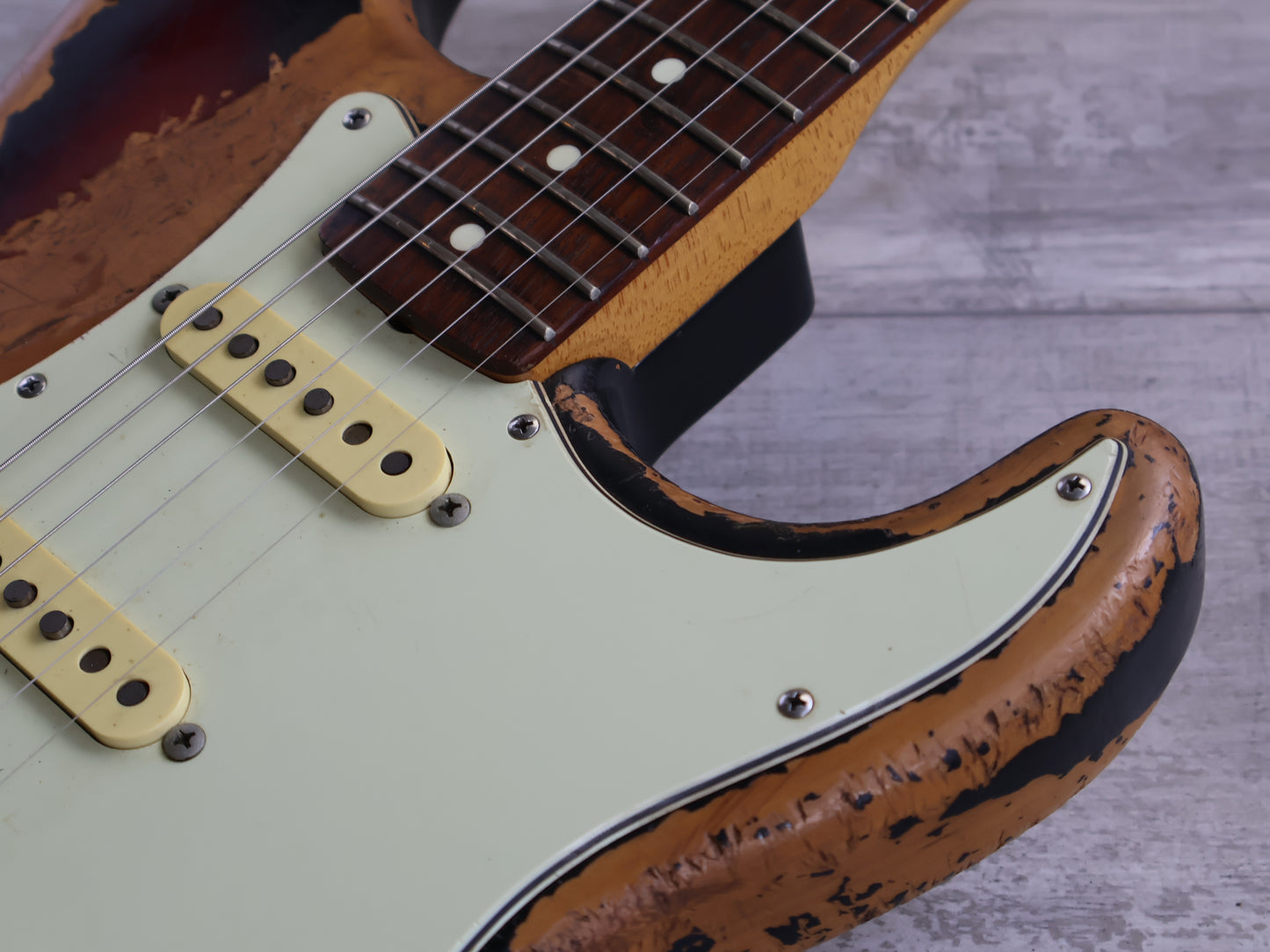 1999 Fender Japan ST62-70TX '62 Reissue Stratocaster w/Texas Specials (Relic Sunburst)