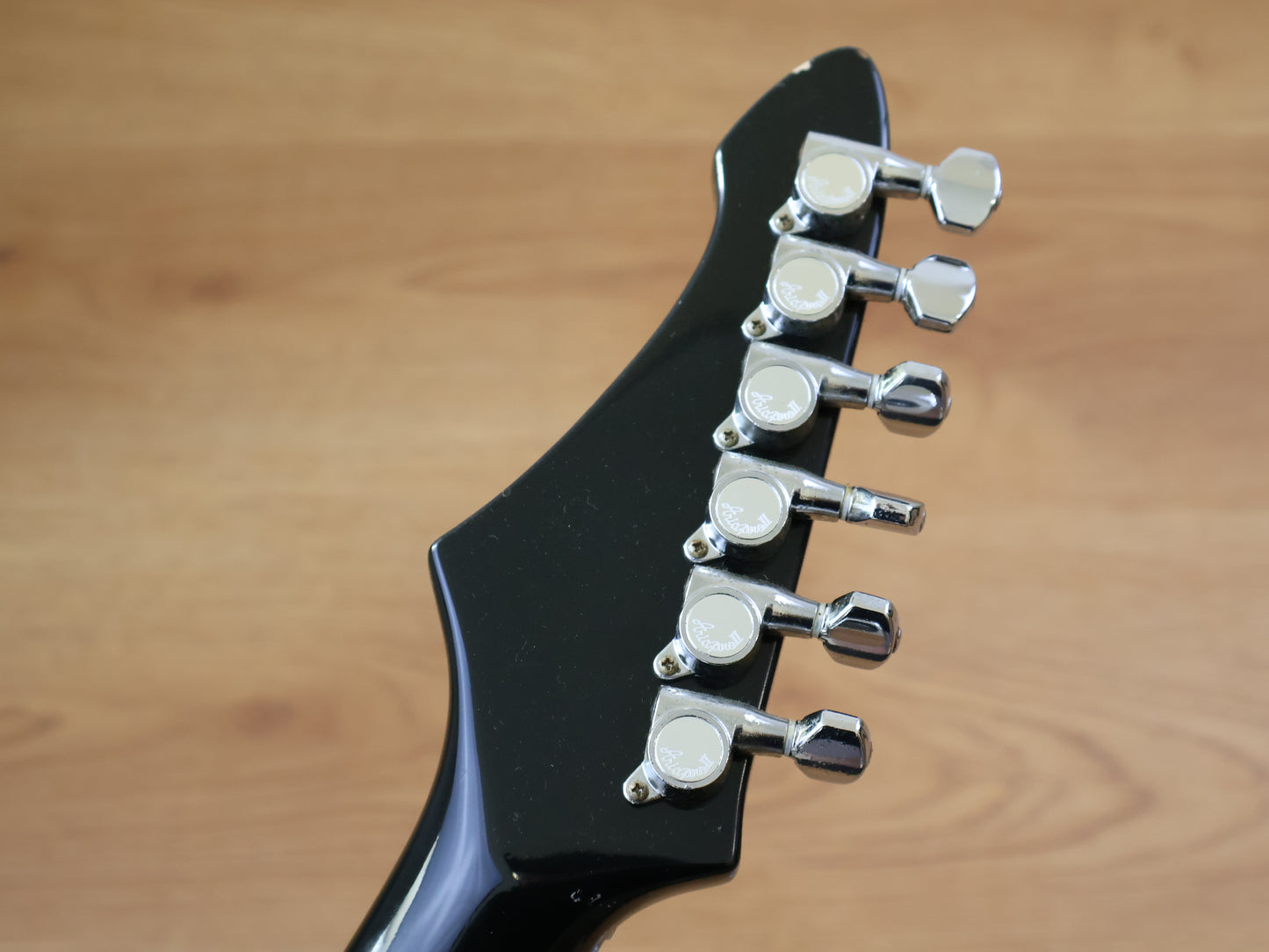 1985 Aria Pro II Japan RS Knight Warrior Superstrat w/Kahler (Black)