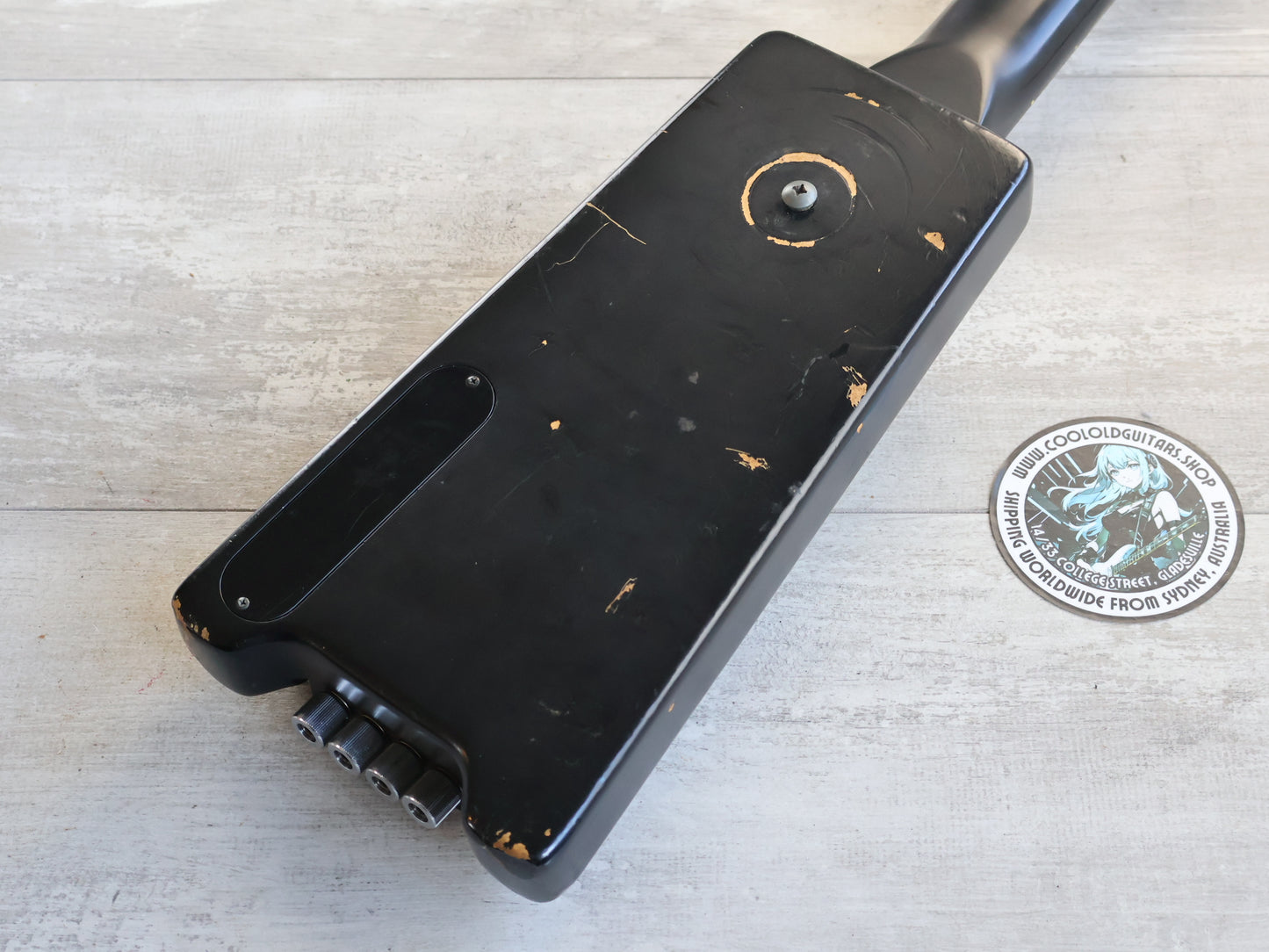 1980's Riverhead Japan "Brianberger" Headless Bass (Black)