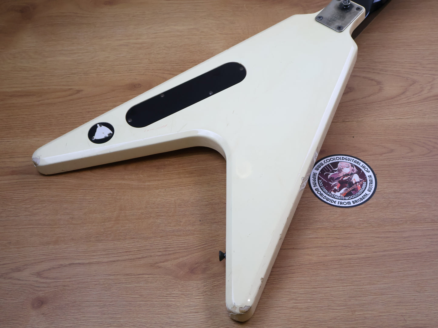 1984 Greco Japan MTV-80 Flying V w/Kahler (White)