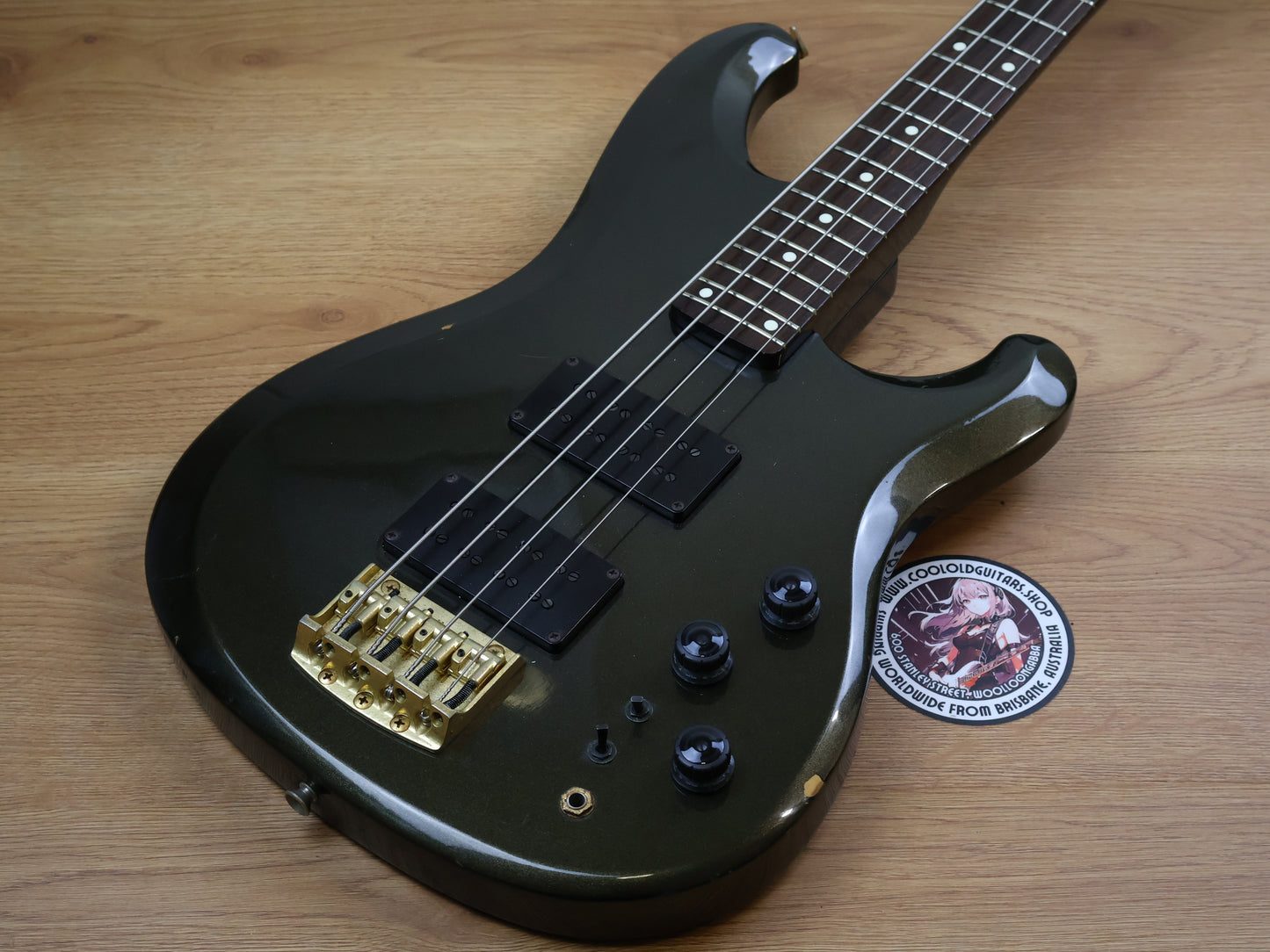 1984 Ibanez Japan RB824 Roadstar II Bass (Metallic Black)