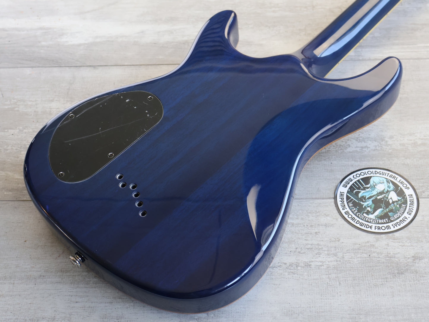 2005 Ibanez SZ520QM SZ Series Electric Guitar (Bright Blue)