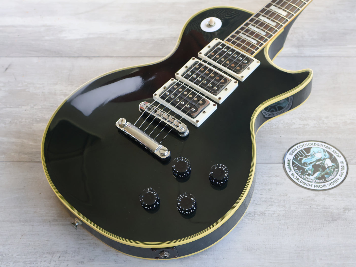 1978 Greco Japan EG-600PB "Black Beauty" Les Paul Custom (Ebony)
