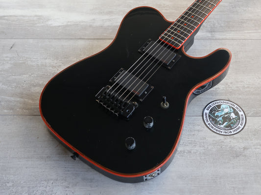 1984 Washburn Japan WT-24V Tour 24 HH Telecaster (Black/Red)