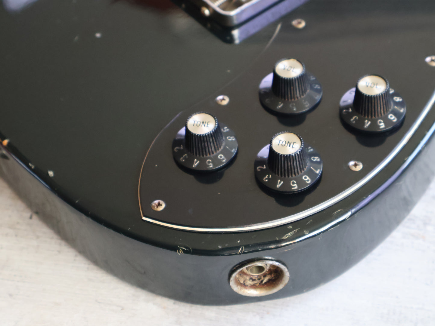 1983 Squier (by Fender Japan) SQ Series CTC-55 Telecaster Custom (Black)