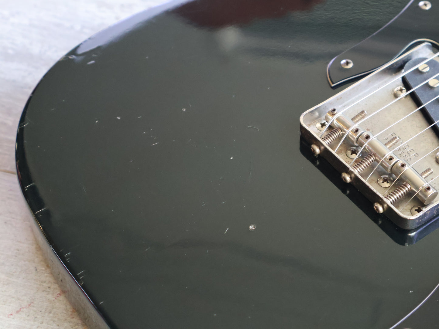 1983 Squier (by Fender Japan) SQ Series CTC-55 Telecaster Custom (Black)