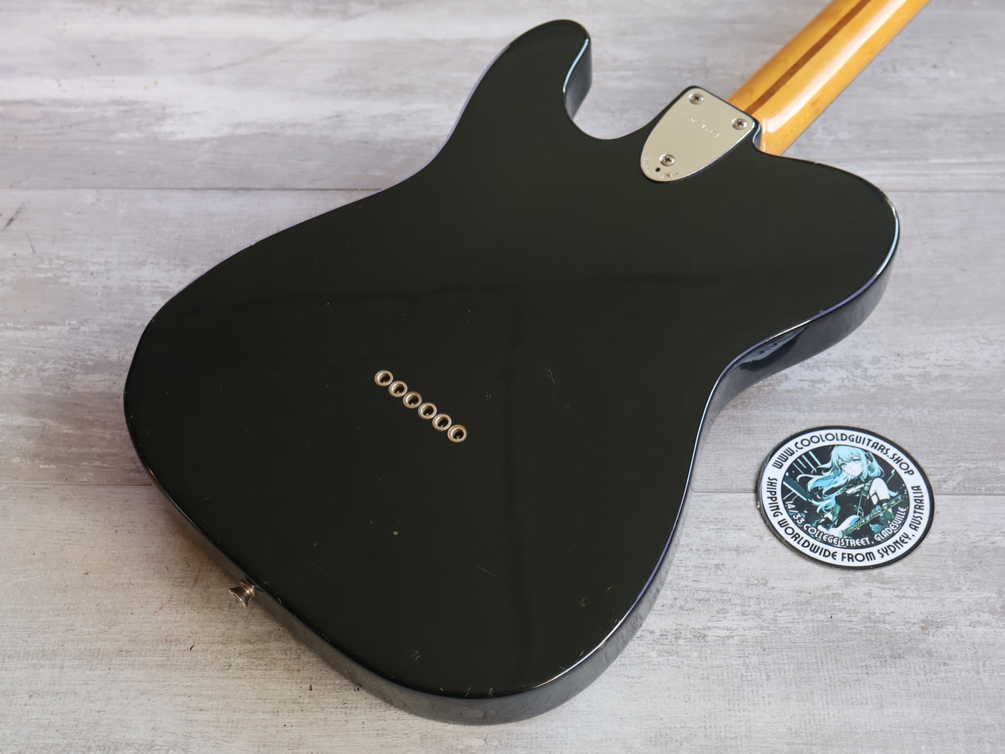 1983 Squier (by Fender Japan) SQ Series CTC-55 Telecaster Custom (Black)