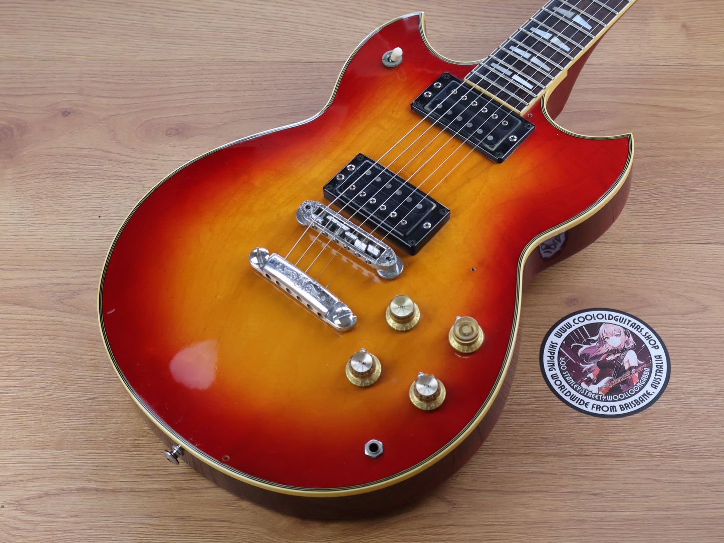 1977 Yamaha Japan SG-700 Double Cutaway (Cherry Sunburst)
