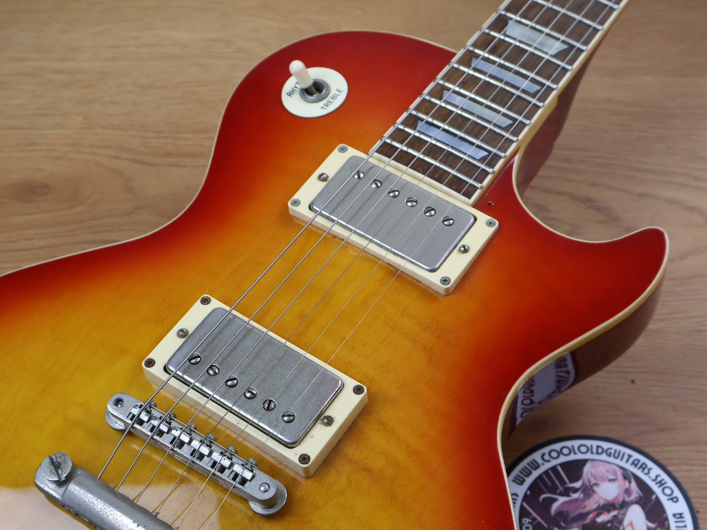 1981 Greco Japan EG-500 Super Power Les Paul Standard (Cherry Sunburst)