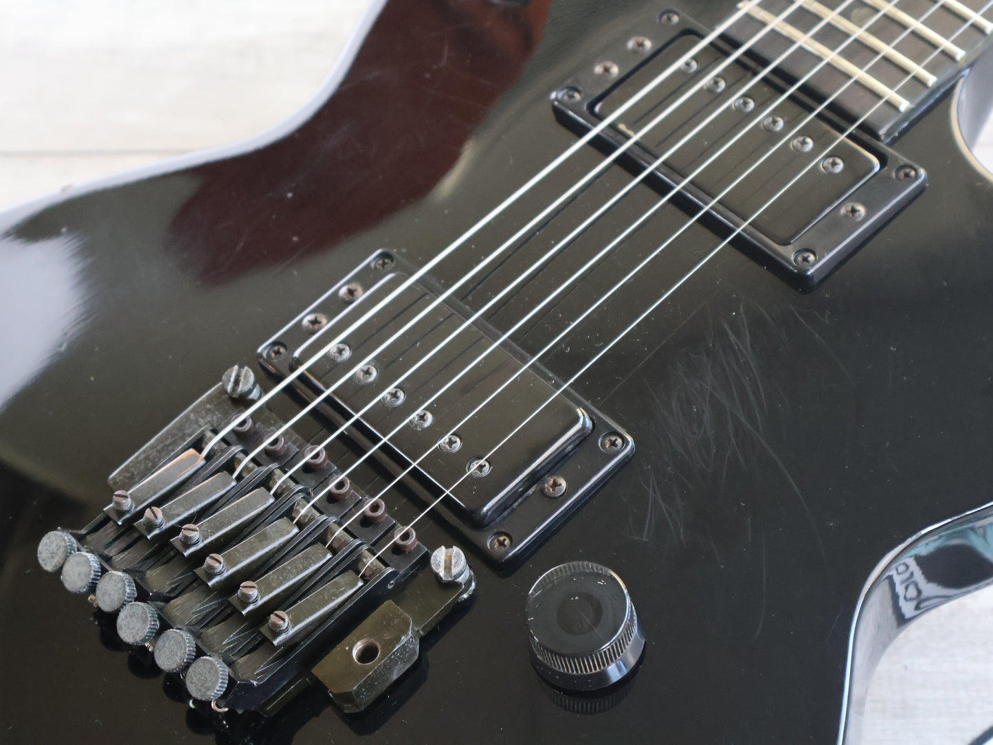 1985 Yamaha Japan SG1300TS Double Cutaway (Black)