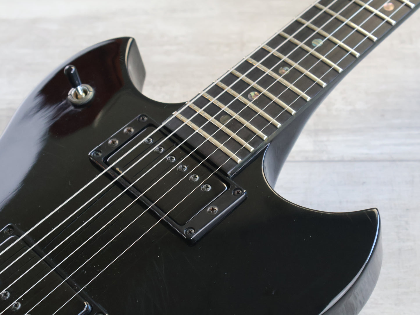 1985 Yamaha Japan SG1300TS Double Cutaway (Black)