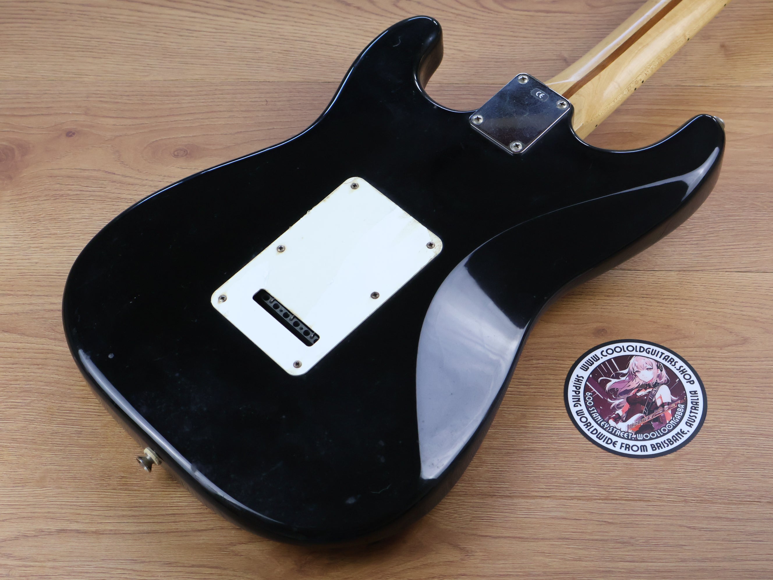 1998 Fender Mexican Standard Stratocaster (Black) – Cool Old Guitars