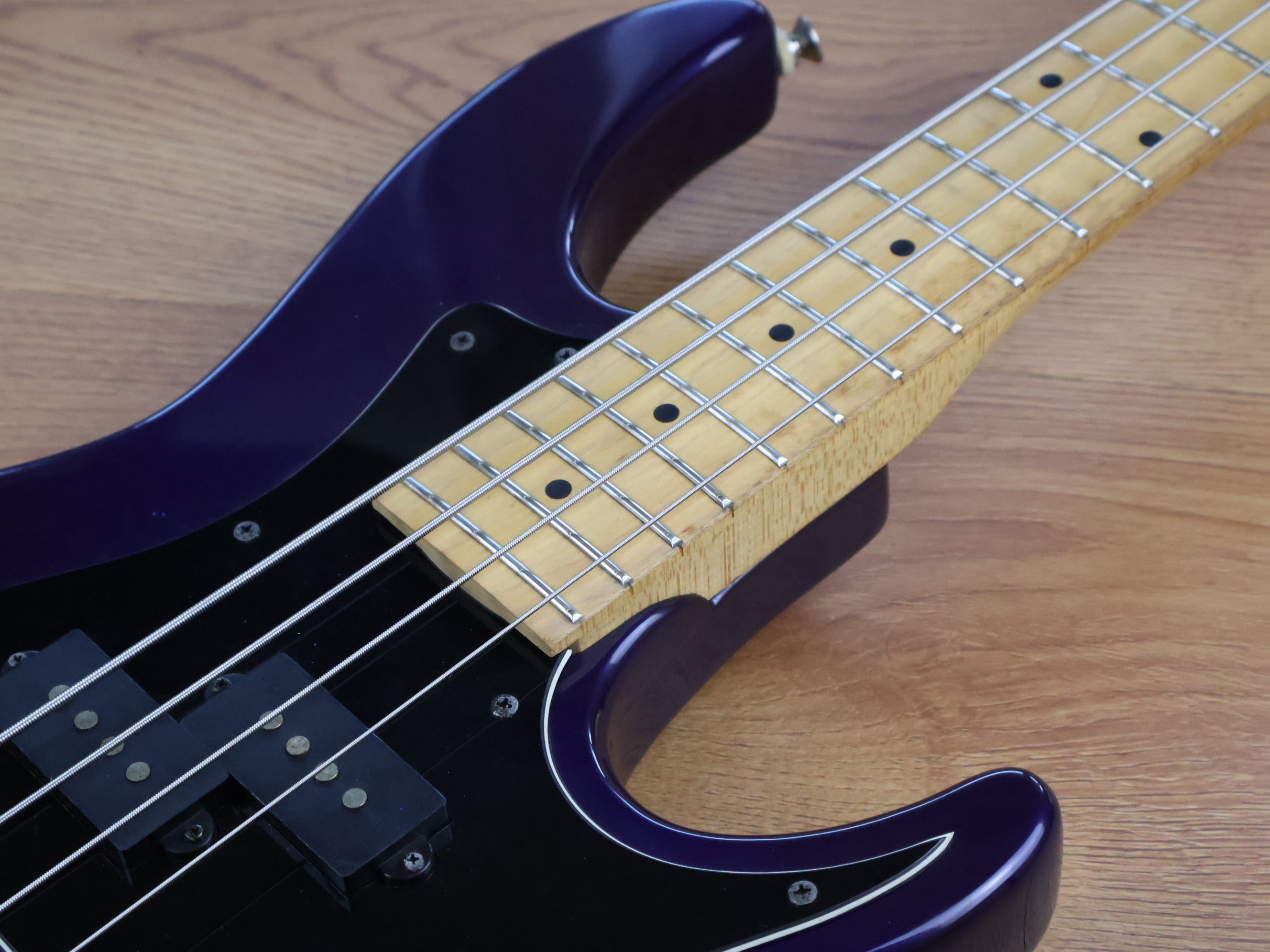 1990's Ibanez Silver Cadet Z Series PJ Bass (Purple) – Cool Old