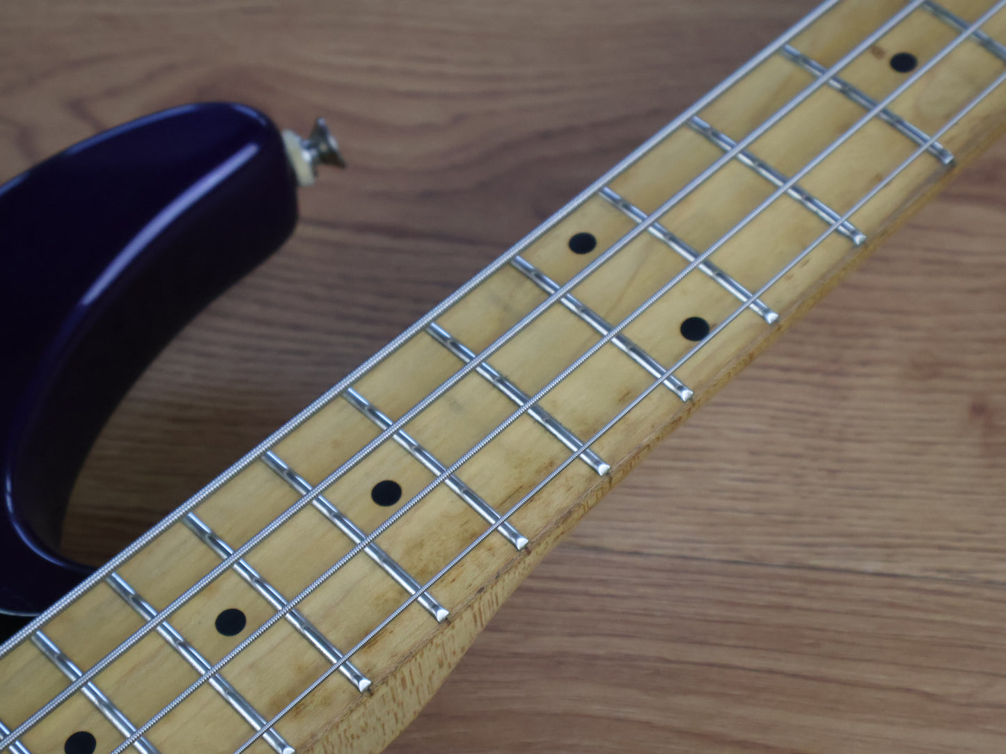 1990's Ibanez Silver Cadet Z Series PJ Bass (Purple)