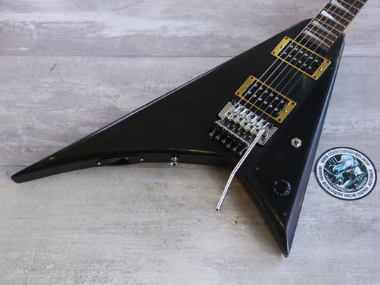 1990's Grover Jackson Charvel Japan Rhoads Flying V (Black)