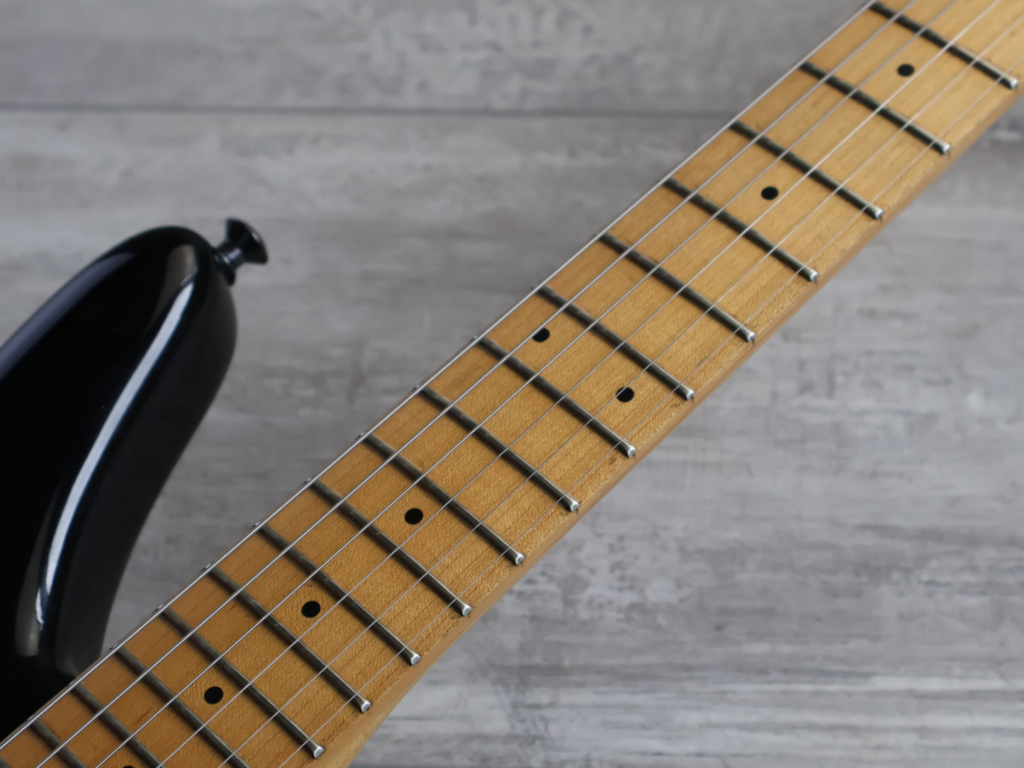 1989 Yamaha Japan MG111 26 Fret Electric Guitar (Black)