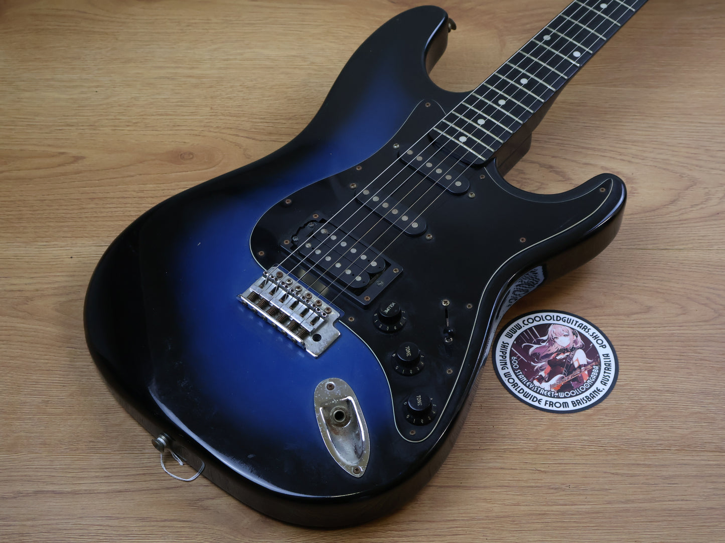 Tomson Black/Blue Burst Stratocaster