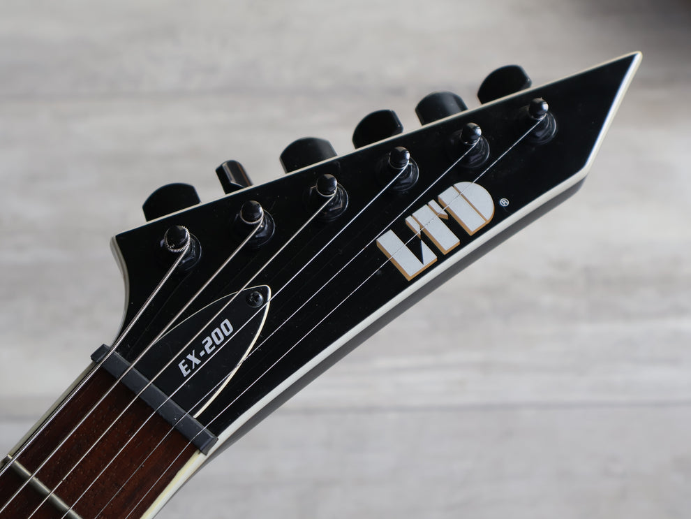 2020 LTD (by ESP) EX-200 Explorer (Gloss Black) – Cool Old Guitars
