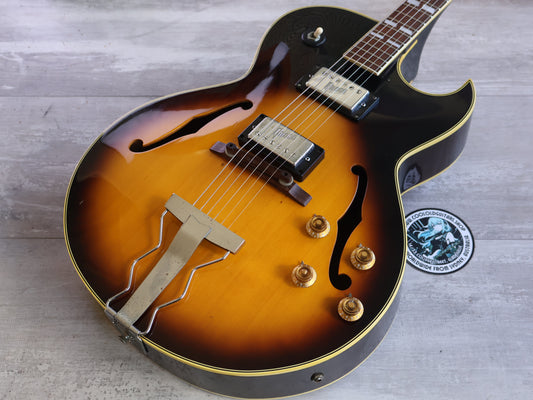1973 Greco Japan S-50 ES-175 Hollowbody Jazzbox (Brown Sunburst)
