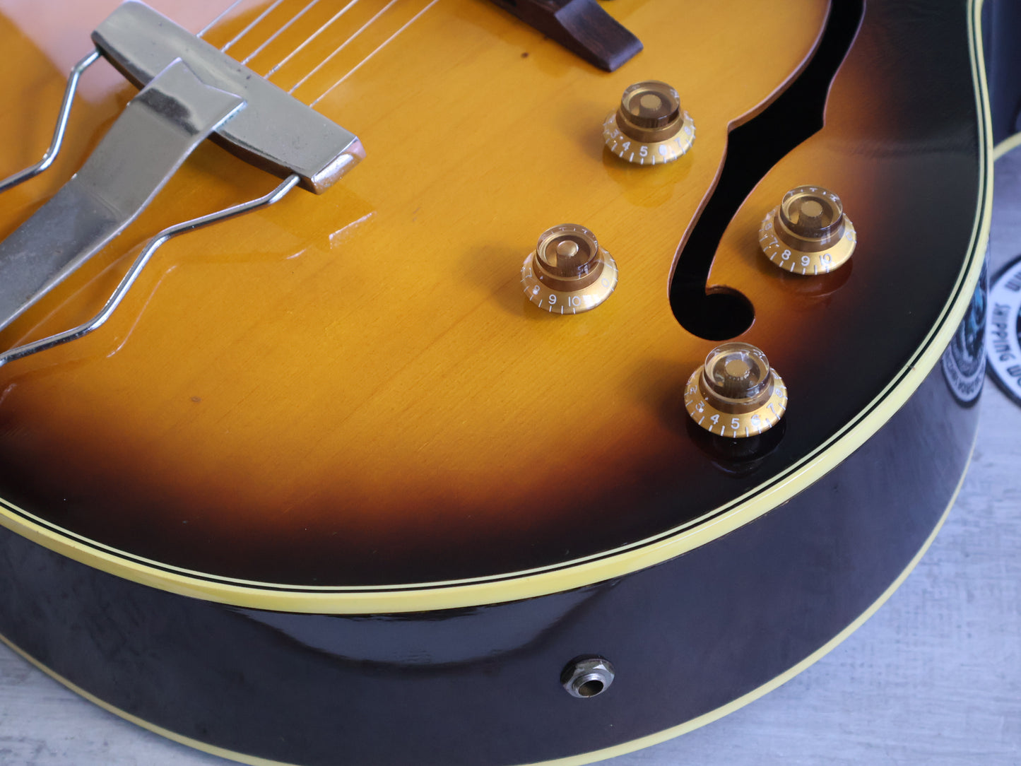 1973 Greco Japan S-50 ES-175 Hollowbody Jazzbox (Brown Sunburst)