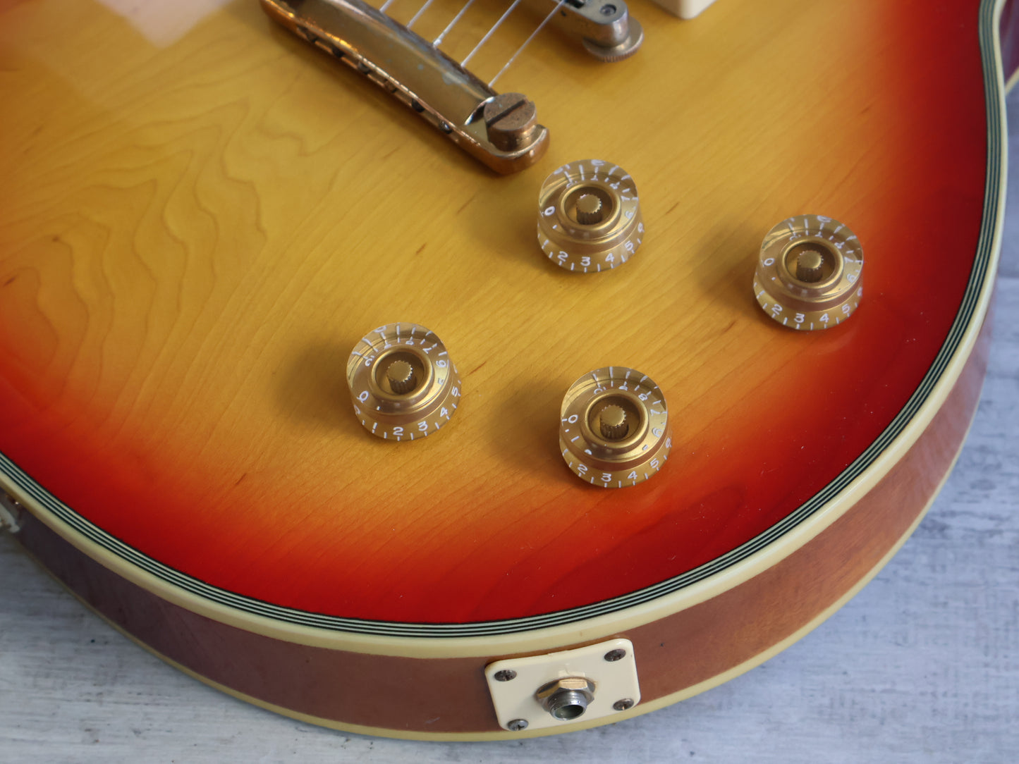 1982 Greco Japan EG-600PR Super Power Les Paul Custom (Cherry Sunburst)