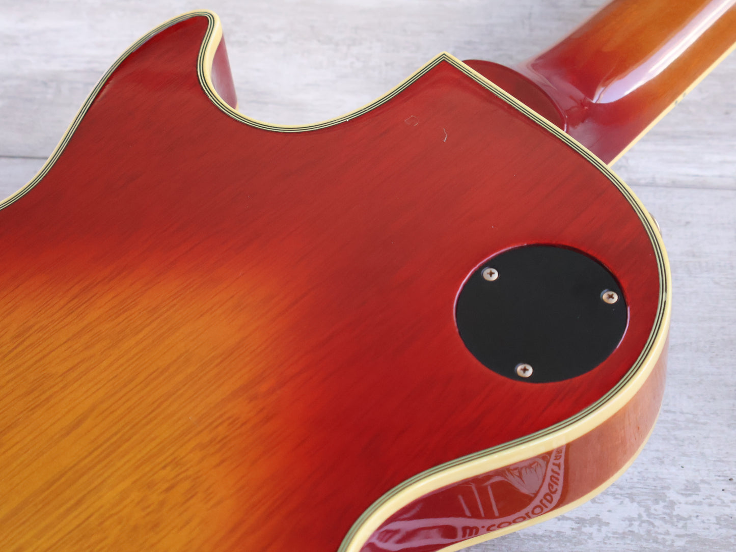 1982 Greco Japan EG-600PR Super Power Les Paul Custom (Cherry Sunburst)