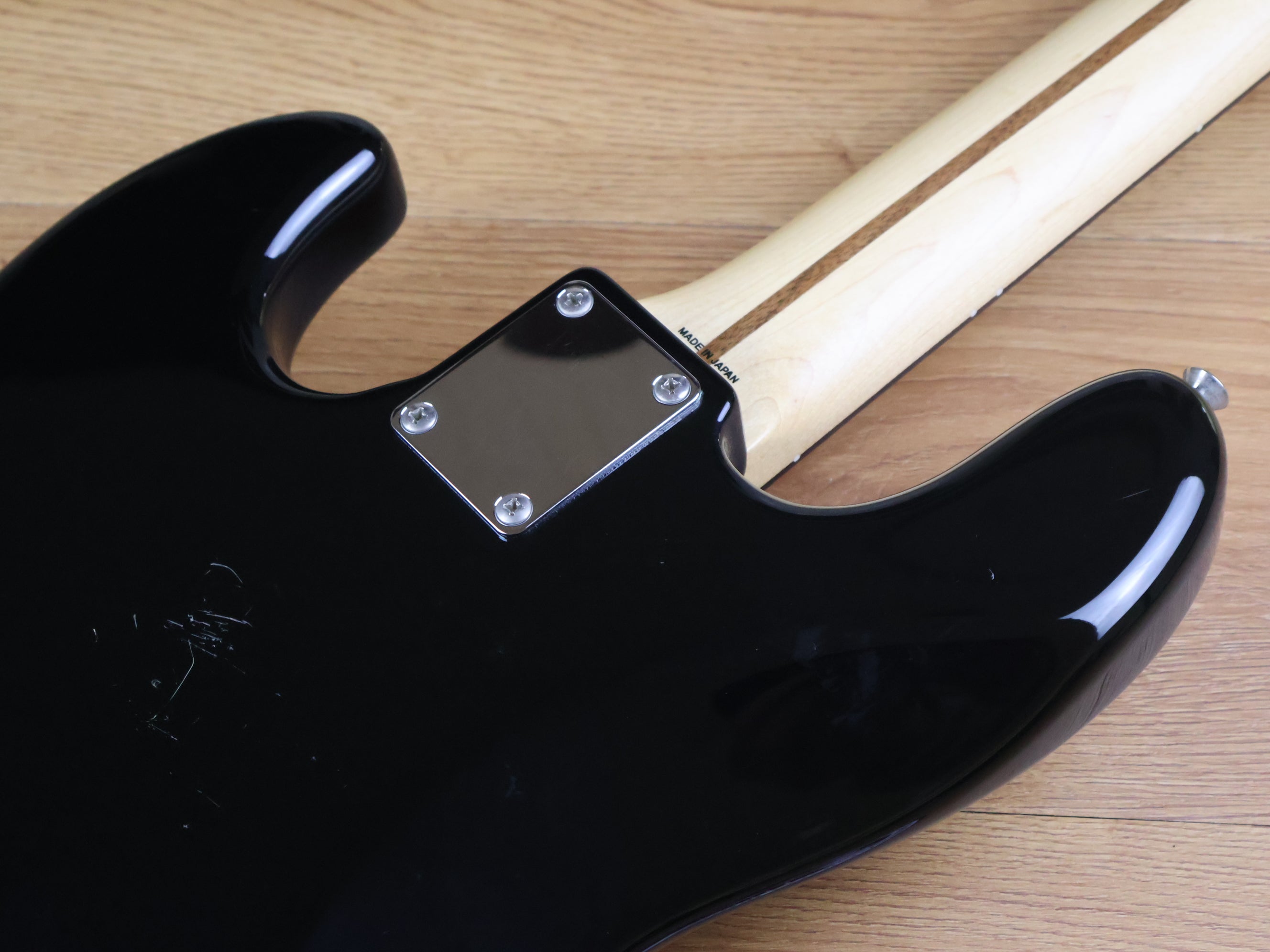 ベース Fender JAPAN JB-STD JAZZ BASS 2010 Fender Japan JB-STD Jazz Bass Standard (Black) – Cool Old Guitars