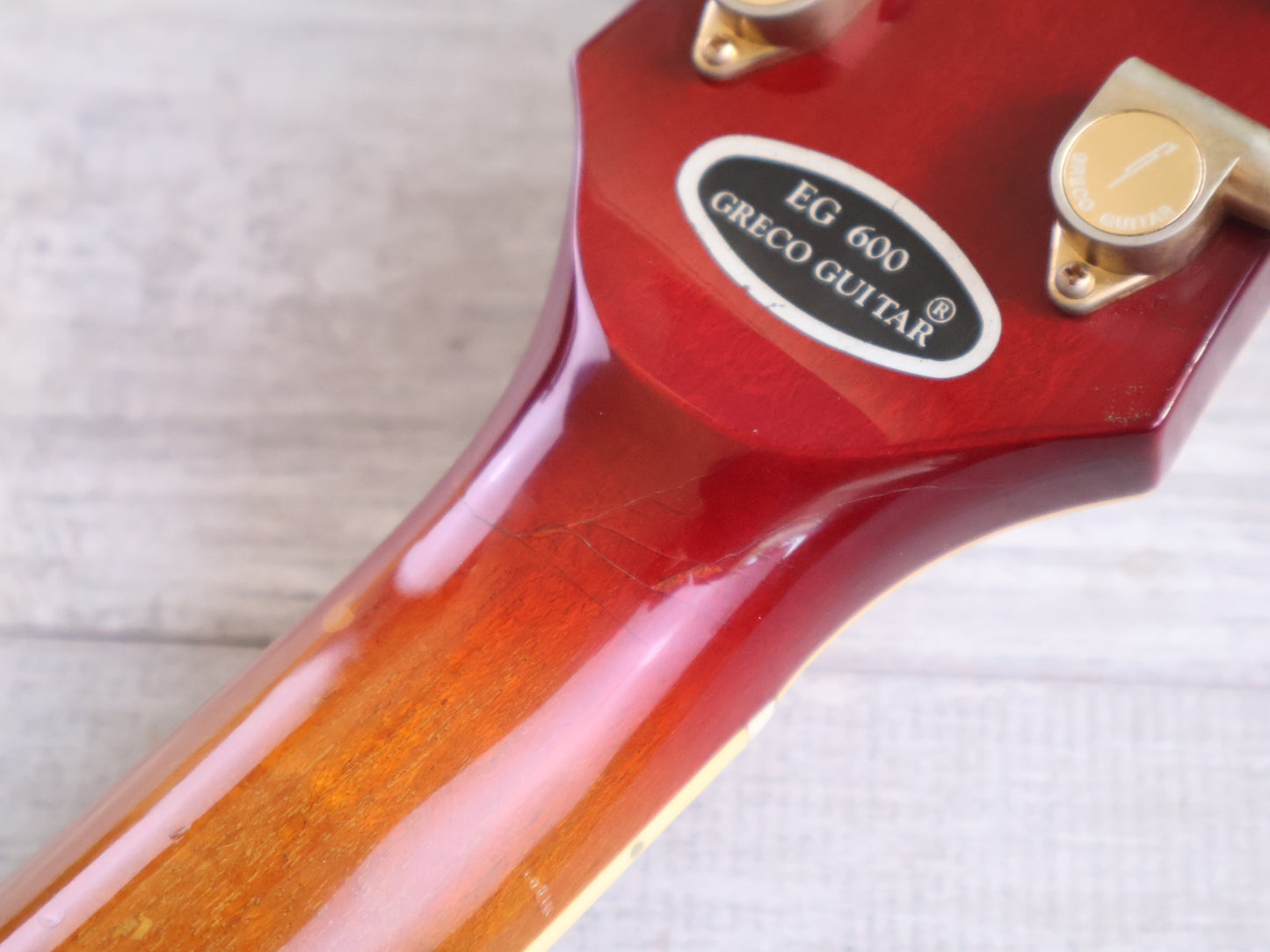 1982 Greco Japan EG-600PR Super Power Les Paul Custom (Cherry Sunburst)