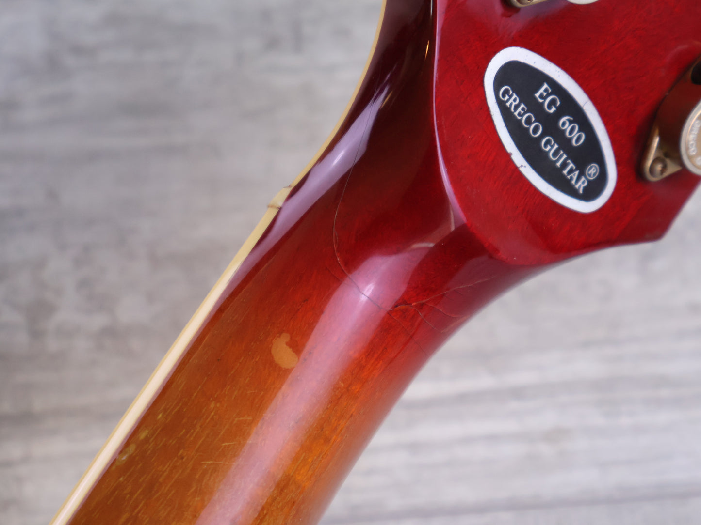 1982 Greco Japan EG-600PR Super Power Les Paul Custom (Cherry Sunburst)