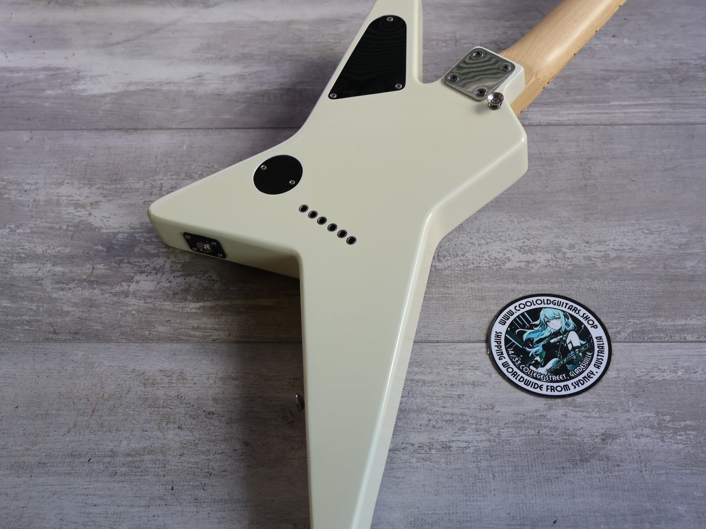 1990's Edwards (by ESP Japan) E-RS-32M Mini Random Star w/Speaker (White)