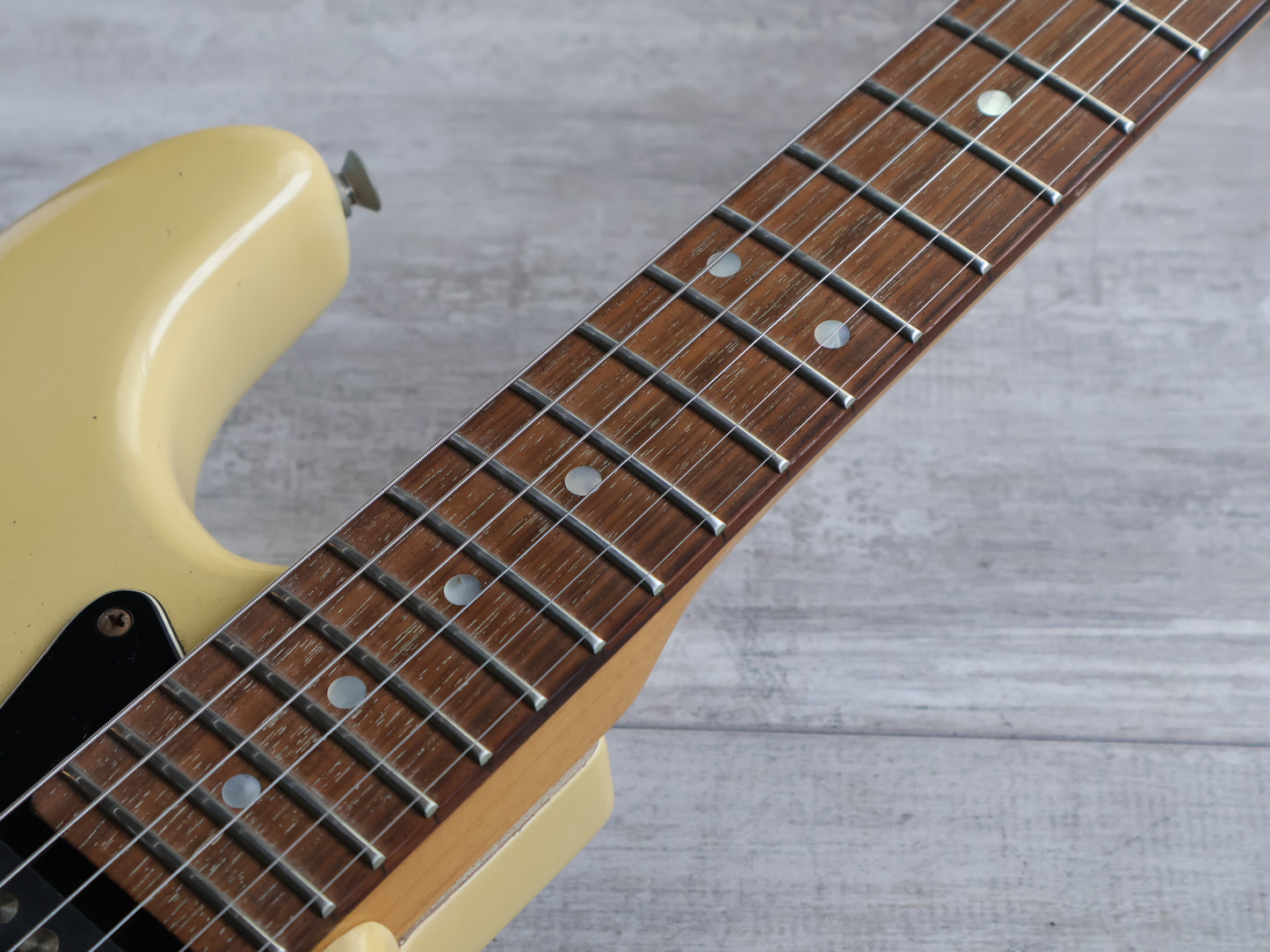 1982 Tokai Japan SS-48 Silver Star Stratocaster w/ESP Japan Neck (Vintage White)