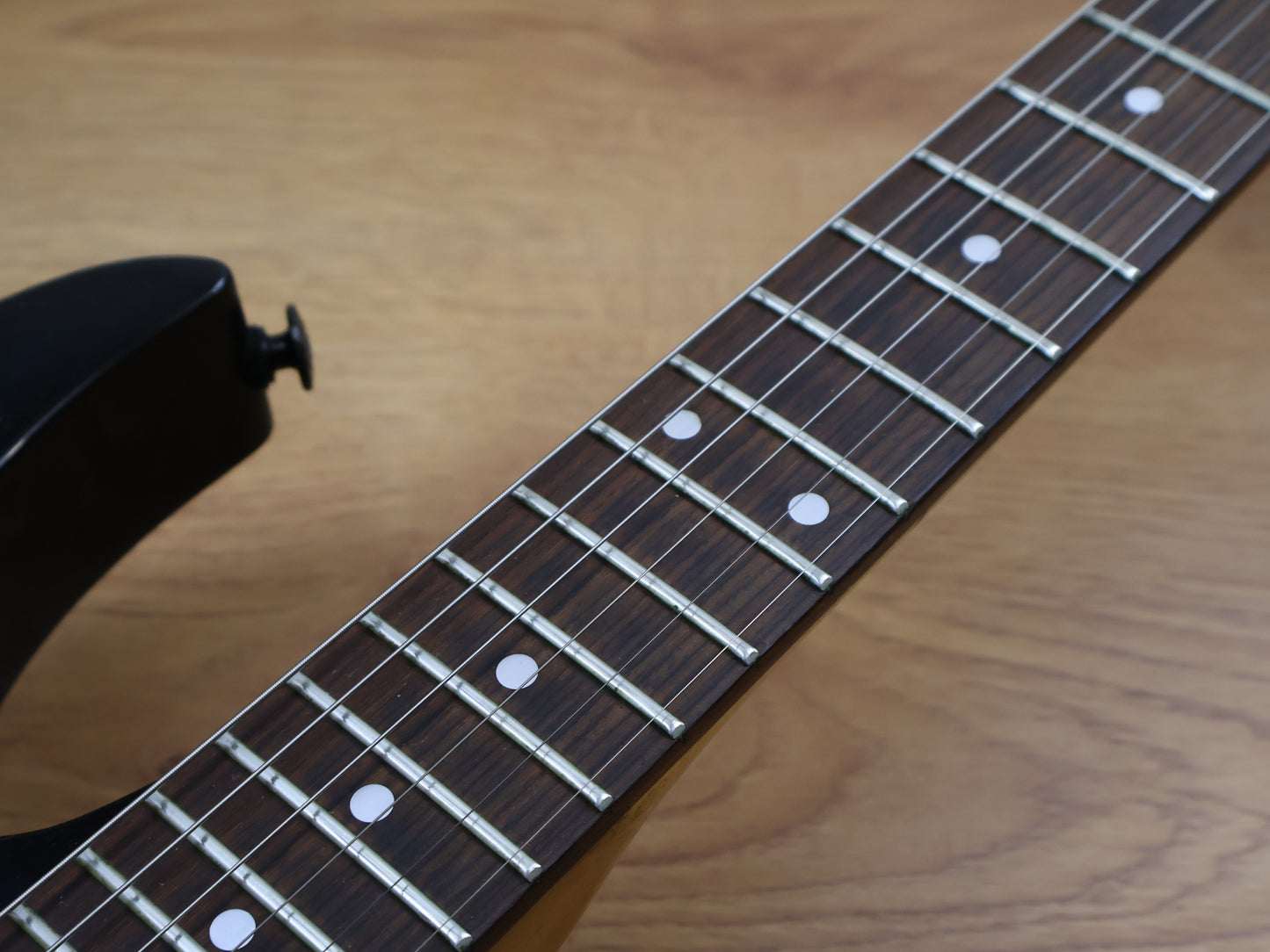 1992 Ibanez Japan RG570FM Superstrat (Transparent Blue)