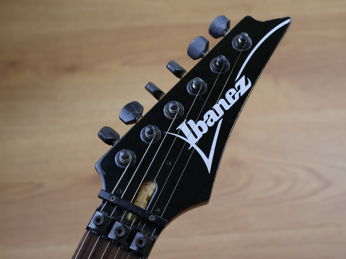 1992 Ibanez Japan RG570FM Superstrat (Transparent Blue)