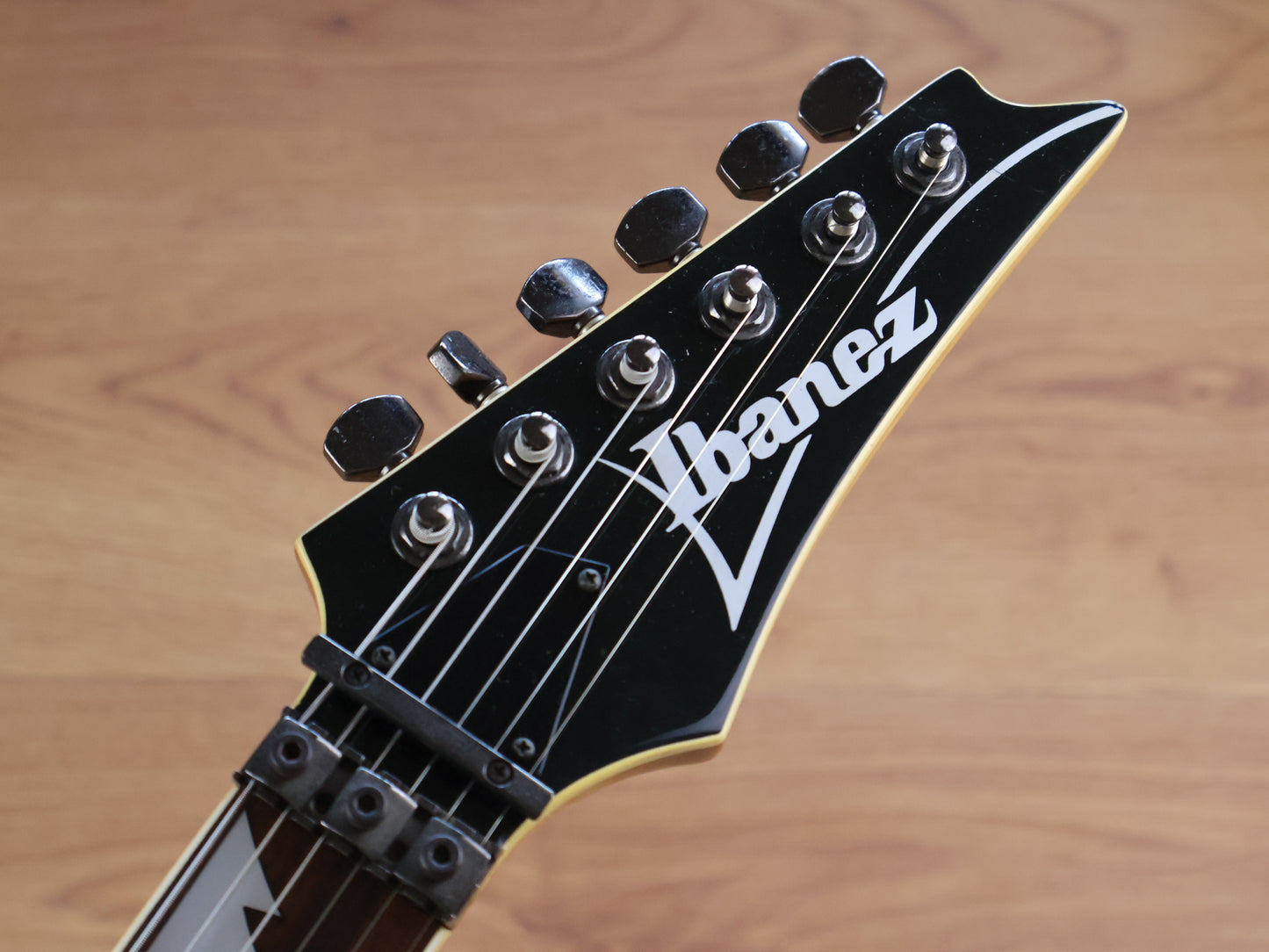 1990 Ibanez Japan RG770 FM HSH Superstrat (Cherry Sunburst)