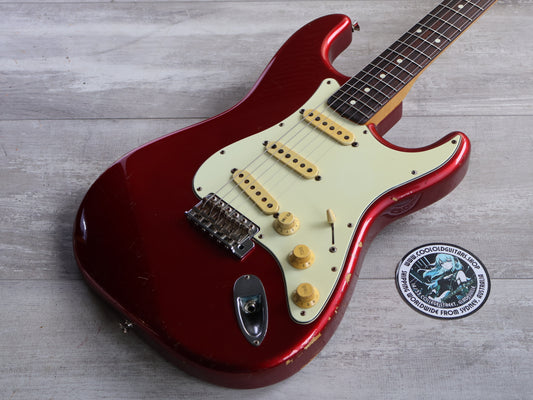 2002 Fender Japan ST62-70TX '62 Reissue Stratocaster w/Texas Specials (Candy Apple Red)