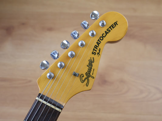 1985 Squier (by Fender Japan) "A Series" SST-36 Vintage Stratocaster (Black)