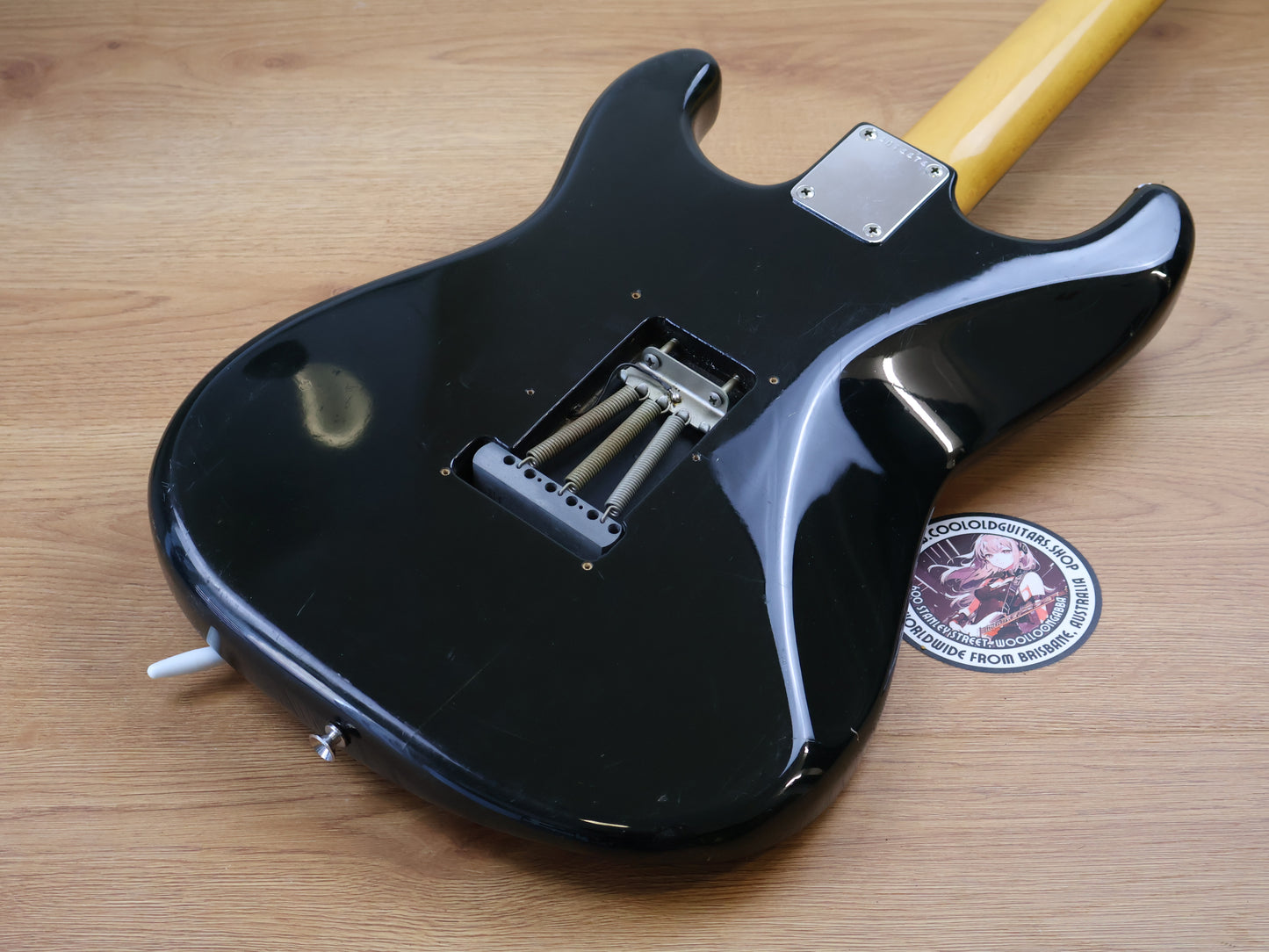 1985 Squier (by Fender Japan) "A Series" SST-36 Vintage Stratocaster (Black)