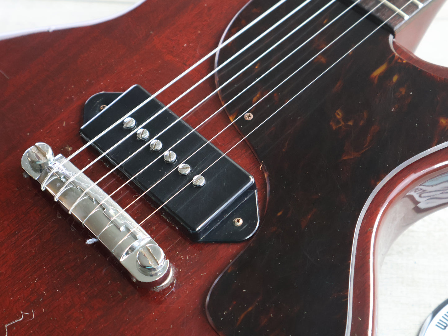 1975 Ibanez Japan 2343 Les Paul Junior DC Double Cutaway (Cherry)