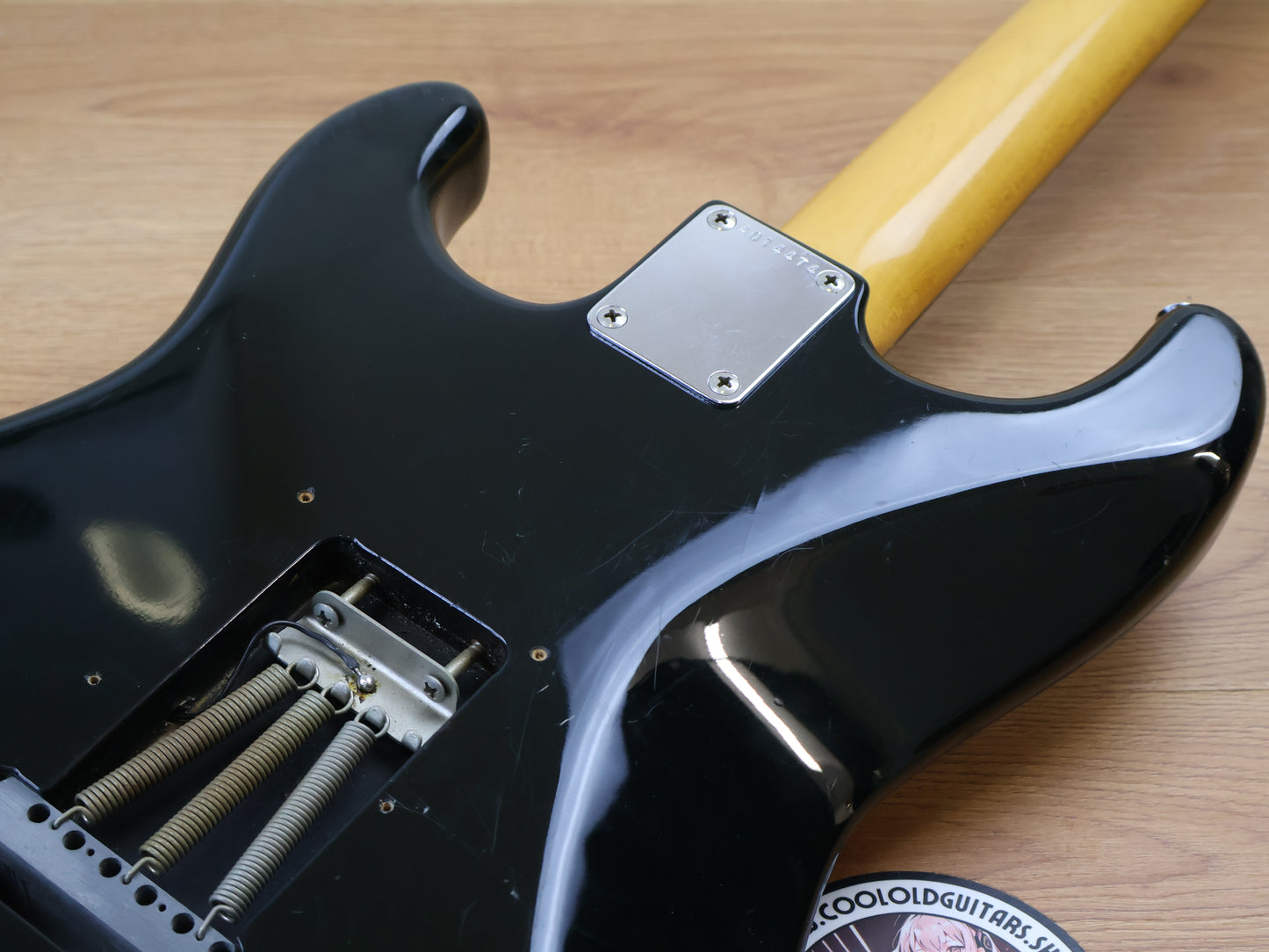 1985 Squier (by Fender Japan) "A Series" SST-36 Vintage Stratocaster (Black)