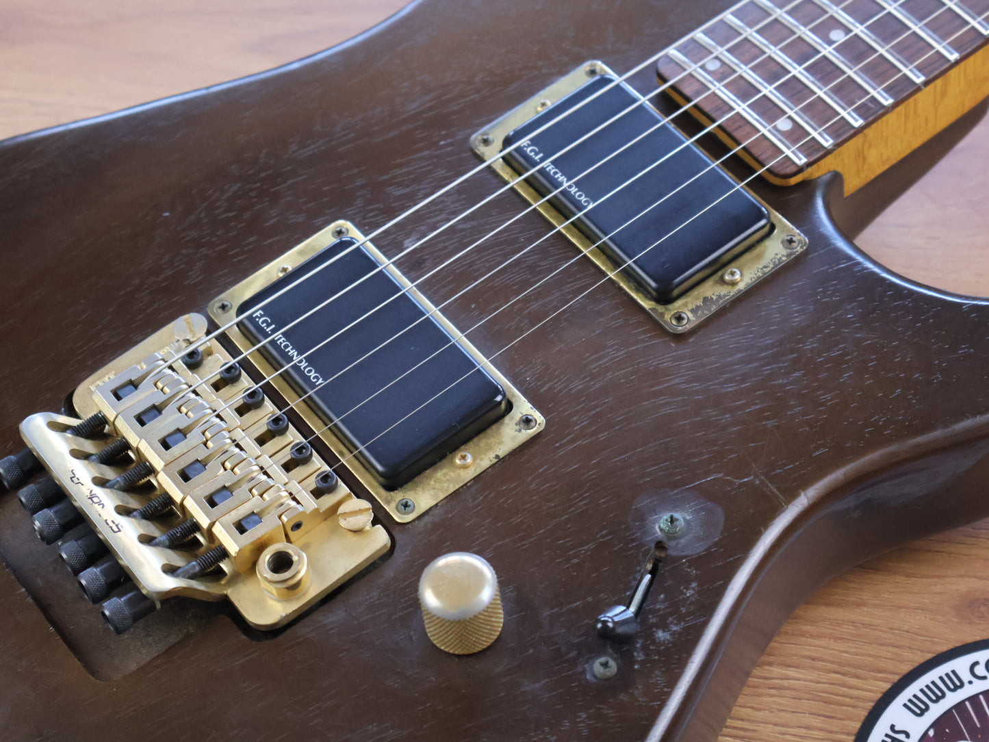 1988 Fernandes Japan FR-A85 20th Anniversary Revolver (Brown)