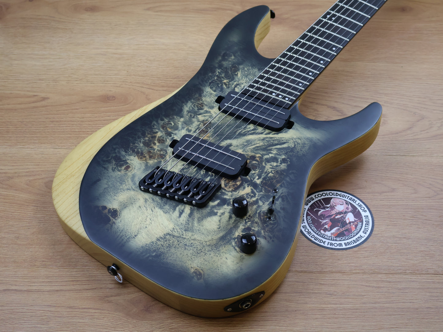 Schecter Reaper-7 Multiscale (Satin Charcoal Burst)