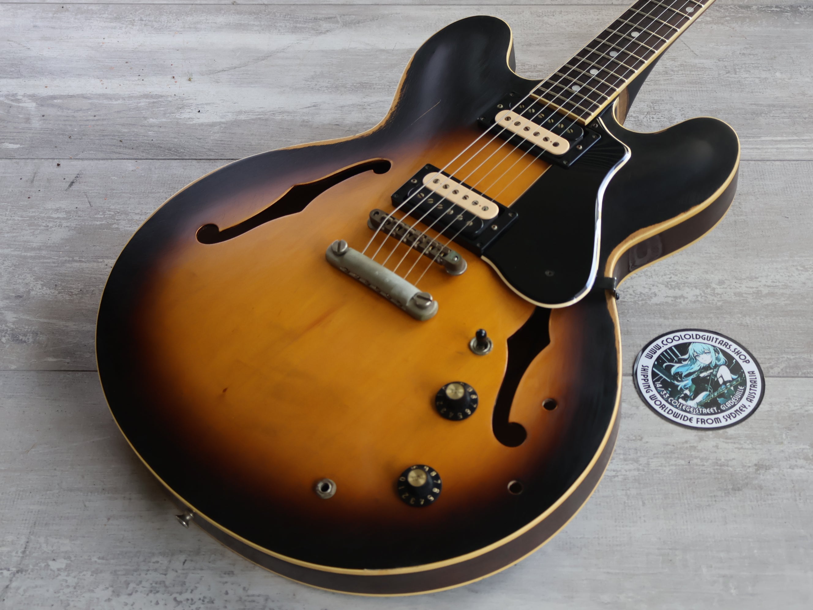 1980 Tokai Japan ES-100 Semi Hollowbody ES-335 (Vintage Sunburst