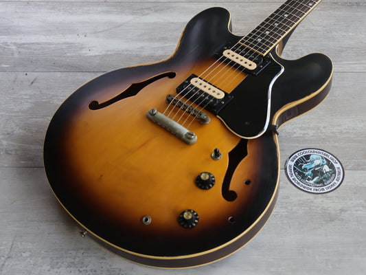 1980 Tokai Japan ES-100 Semi Hollowbody ES-335 (Vintage Sunburst)