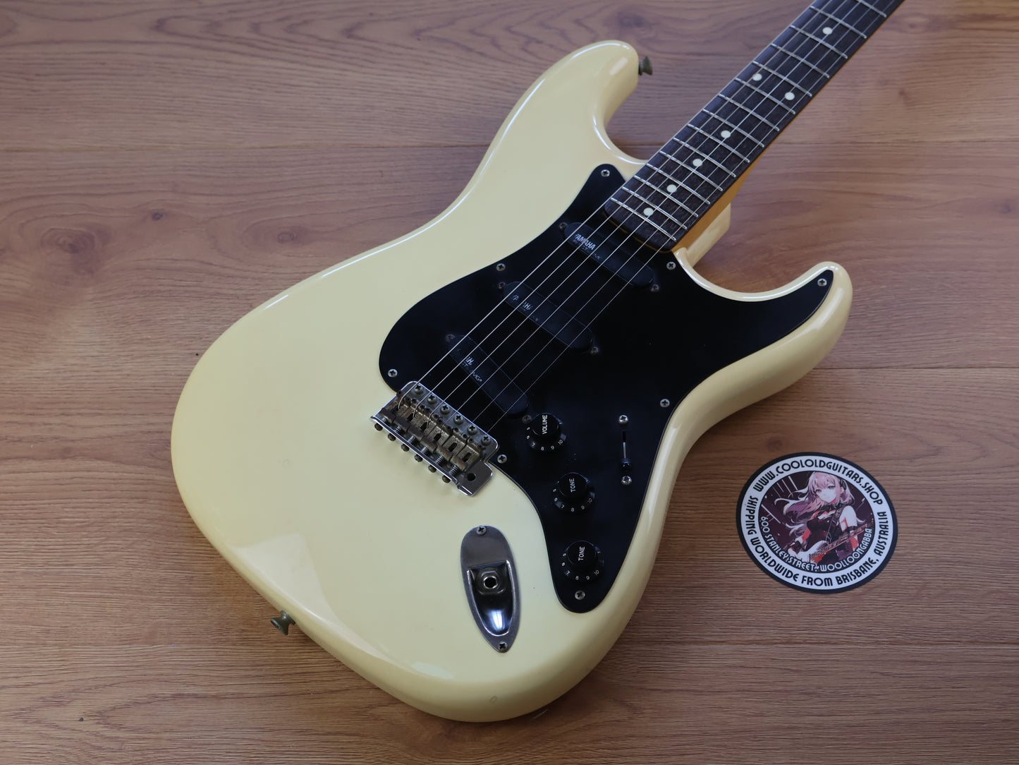 1986 Fender Japan E Series '62 Reissue Stratocaster w/EMG's (Aged White)