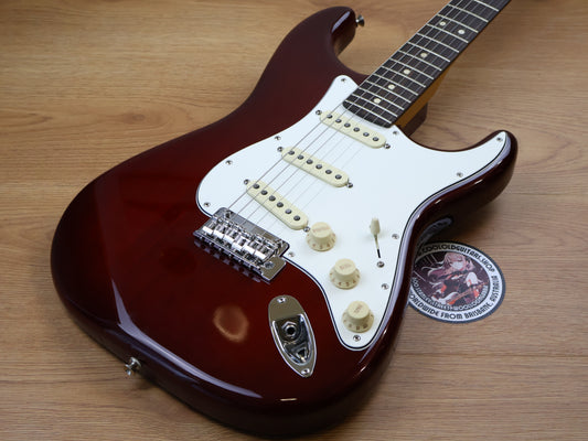 2025 Fender Player II Stratocaster (Transparent Cherry Burst)