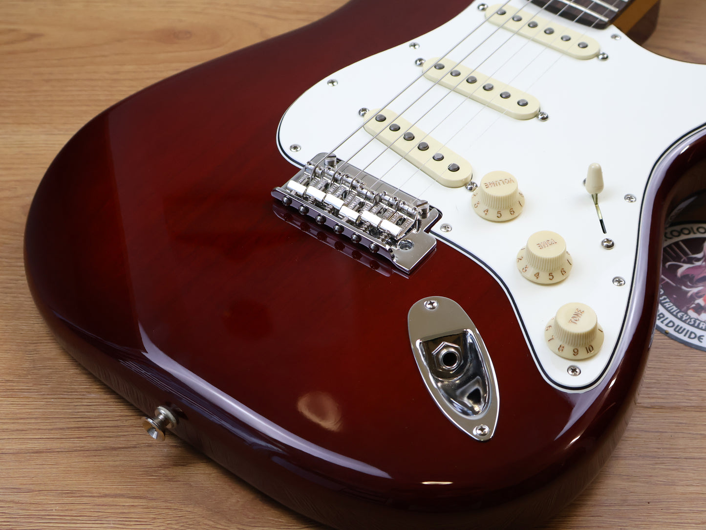 2025 Fender Player II Stratocaster (Transparent Cherry Burst)