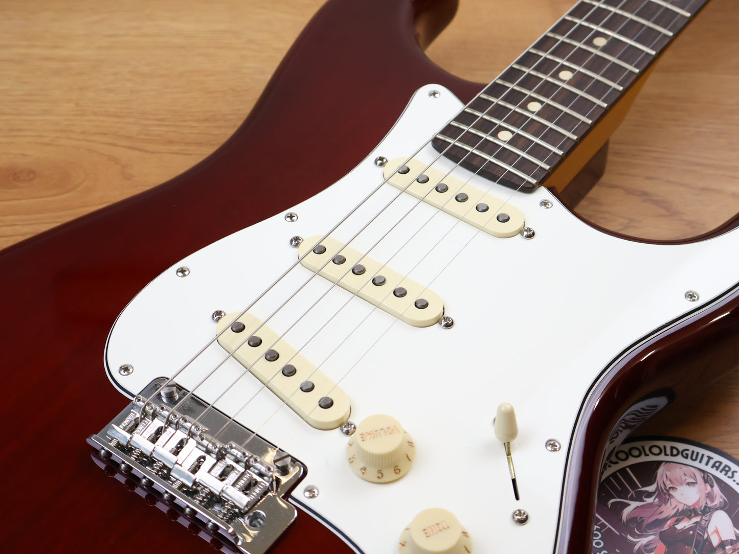 2025 Fender Player II Stratocaster (Transparent Cherry Burst)
